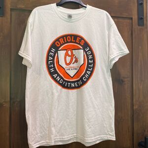 E37 NWOT Tees Orioles Sarasota Health & Fitness Challenge Sz L Unisex